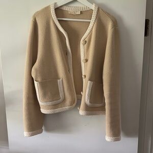 Sézane Auguste Jacket, Butter, M